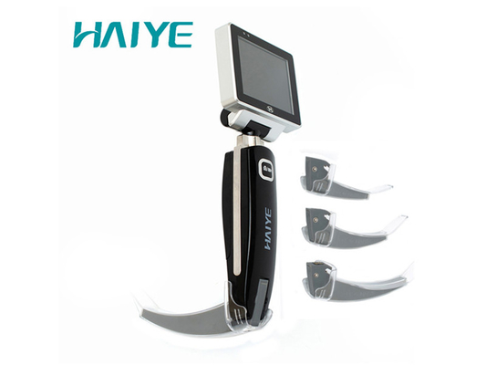 स्टेनलेस स्टील 3 इंच 2 मिलियन 8GB HD स्क्रीन मेडिकल एडल्ट लैरींगोस्कोप