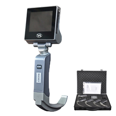 5 पुन: प्रयोज्य ब्लेड वीडियो इंटुबैषेण Laryngoscope 5V 2000mA लिथियम आयन बैटरी